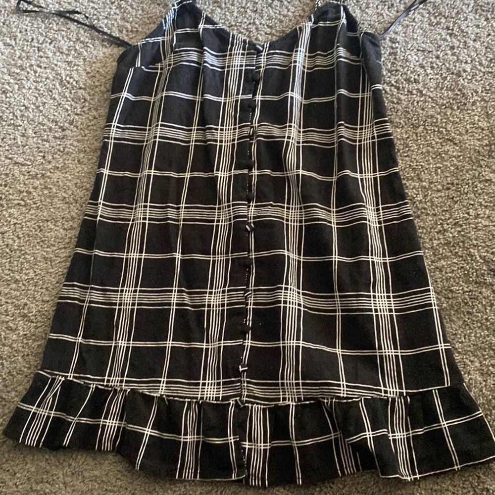 Black & white dress mini dress